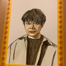 My project for course: Watercolor Portrait from a Photo. Traditional illustration, Watercolor Painting, and Portrait Drawing project by dart74 - 02.21.2023