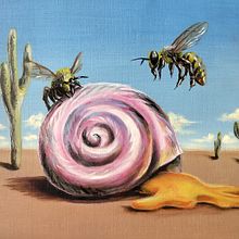 Mon projet du cours : Introduction à la peinture surréaliste à l’huile. Un proyecto de Bellas Artes, Pintura y Pintura al óleo de vero.davidson - 24.02.2023