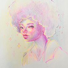 My project for course: Vibrant Portrait Drawing with Colored Pencils. Un proyecto de Dibujo, Dibujo de Retrato, Sketchbook y Dibujo con lápices de colores de Hany - 24.02.2023