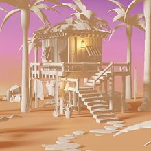 Desierto habitado . % Raquel Castro Becerra tarafından hazırlanan 3D, Ve 3D Modelleme projesi - 01.30.2023
