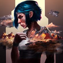 Meu projeto do curso: Retrato digital no Photoshop com um toque de fantasia. Traditional illustration, Drawing, Digital Illustration, Portrait Drawing, Digital Drawing, and Digital Painting project by Carlos Gatinho - 01.20.2023