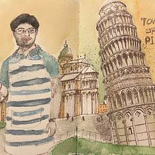 My project for course: Artistic Watercolor Sketching: Dare to Express Your Ideas. Traditional illustration, Sketching, Creativit, Drawing, Watercolor Painting, and Sketchbook project by liujuanying22 - 02.18.2023