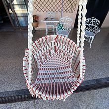 Meu projeto do curso: Macramê: design e construção de cadeira de balanço. Un progetto di Design e creazione di mobili e Macramè di Tania Sampaio - 24.02.2023