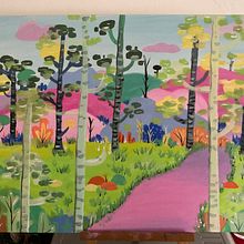 My project for course: Acrylic Painting Step by Step: Create Incredible Landscapes. Un progetto di Illustrazione tradizionale, Pittura, Pittura acrilica e Sketchbook di Lisa Davis Palmer - 25.02.2023