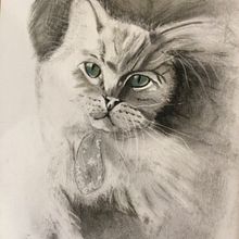 My project for course: Artistic Charcoal Portraiture: Creating Atmosphere. Traditional illustration, Fine Arts, Drawing, Portrait Drawing, Realistic Drawing, and Artistic Drawing project by susan1c - 02.25.2023