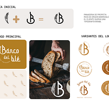 Logo para una panadería . Projekt z dziedziny Design, Br, ing i ident, fikacja wizualna, Projektowanie graficzne, Projektowanie logot i pów użytkownika Lucia Alejandra Avalos Inocencio - 26.02.2023