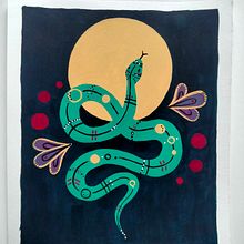 My project for course: Painting with Gouache: Create Poetic Illustrations. Traditional illustration, Fine Arts, Painting, and Gouache Painting project by michaela_rogen - 02.26.2023