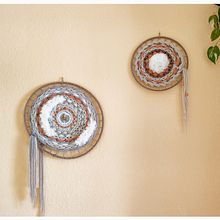Mi proyecto: Conjunto de telares circulares. Accessor, Design, Decoration, Fiber Arts, Weaving, and Textile Design project by Virginia - 02.26.2023
