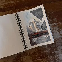 My project for course: Architectural Sketching with Watercolor and Ink. Projekt z dziedziny  R, sunek architektoniczn, Sketchbook,  R i sunek atramentem użytkownika anthonywaldron - 26.02.2023