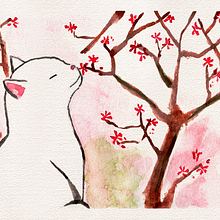 Mon projet du cours : Illustration à l’aquarelle de style japonais. Traditional illustration, Drawing, and Watercolor Painting project by Mélanie - 02.26.2023