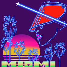 Miami Vice. Un proyecto de Ilustración tradicional de Adrian Yugo Palomo - 25.02.2023