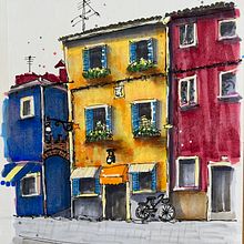 My project for course: Expressive Architectural Sketching with Colored Markers. Sketching, Drawing, Architectural Illustration, Sketchbook & Ink Illustration project by w7gj5j2p28 - 02.26.2023
