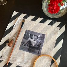 My project for course: Photo Embroidery on Fabric. Projekt z dziedziny Fotografia,  Kolaż, Papercraft, Stemple,  Haft, DIY, Wzornictwo tekst i liów użytkownika Ивана Вујновић - 27.02.2023