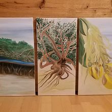 Urlaubserinnerungen Mangrovenliebe . Un projet de Peinture acr , et lique de Maria Märtl - 27.02.2023