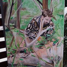 Der erste Hirsch. Un projet de Peinture acr , et lique de Maria Märtl - 27.02.2023