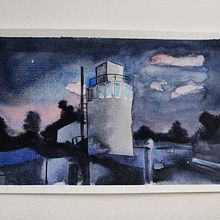 Mein Abschlussprojekt für den Kurs: Reiseskizzen in Aquarell: Fange deine Umgebung ein. Un progetto di Illustrazione tradizionale, Pittura, Bozzetti, Disegno, Pittura ad acquerello, Illustrazione architettonica e Sketchbook di Annelie Brux - 27.02.2023