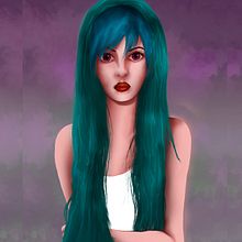 Mi proyecto del curso: Retratos digitales de fantasía con Photoshop. Traditional illustration, Drawing, Digital Illustration, Portrait Drawing, Digital Drawing, and Digital Painting project by Fabiana Molina - 02.27.2023