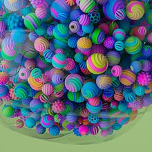  THE DOODADS. 3D, Motion Graphics, and Art Direction project by Rada - 02.26.2023