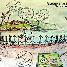 My project for course: Urban Sketching: Express Your World in a New Perspective. Traditional illustration, Sketching, Drawing, Watercolor Painting, Architectural Illustration, and Sketchbook project by Caromin Louw - 02.27.2023