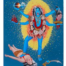 Kali. Un proyecto de Diseño de personajes, Dibujo y Pintura gouache de Maria Natalia Avila Leubro - 27.02.2023
