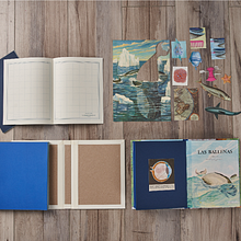 Mi proyecto del curso: Bitácora de viaje para hacer avistamiento de ballenas en el pacífico Colombiano. Arts, Crafts, Fine Arts, Collage, Bookbinding, and DIY project by Infinitos Lugares - 02.27.2023