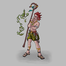 Mi proyecto del curso: Ilustración de personajes fantásticos de estilo cartoon . Ilustrație tradițională, Design de caractere, Ilustrație digitală și Desen digital de Axel Miguel Torres - 02.27.2023