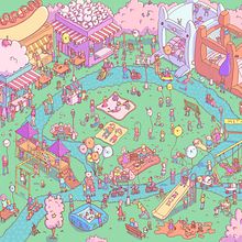 Mi proyecto del curso: Ilustración de estilo search and find en Procreate Ein Projekt aus dem Bereich Traditionelle Illustration, Digitale Illustration und Sketchbook von Valeria - 28.02.2023