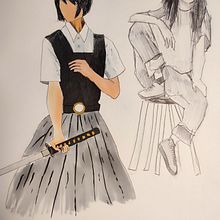 PP posturas del cuerpo . Traditional illustration project by joel Alcala - 02.28.2023