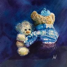 My project for course: Dreamy Watercolor Landscapes: Paint with Light. Pintura, e Pintura em aquarela projeto de ammo333 - 28.02.2023