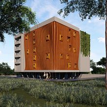 Mi proyecto del curso: Modelado de edificios paramétricos con Revit. 3D, Architecture, Interior Architecture, 3D Modeling, Digital Architecture, and ArchVIZ project by Olger Sepúlveda - 04.30.2023