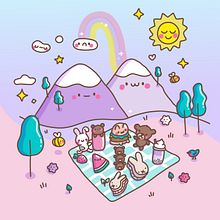 My project for course: Designing Kawaii Worlds: Spread Joy Through Illustration. Un projet de Conception de personnages, Illustration numérique , et Manga de Star Snider - 25.02.2023