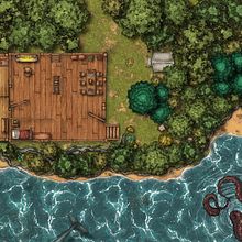 Mapas de RPG Ein Projekt aus dem Bereich Design, Traditionelle Illustration, Grafikdesign und Bühnendekoration von Henrique Rodrigues - 28.02.2023