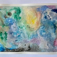 Mi proyecto del curso: Técnicas modernas de acuarela. Un proyecto de Ilustración tradicional, Bellas Artes, Pintura y Pintura a la acuarela de angelesmontes - 28.02.2023