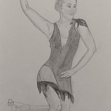 Estudio de poses en movimiento. Pencil Drawing, and Realistic Drawing project by Sandra Lorenzo - 02.28.2023