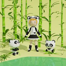 My project for course: Kawaii Character Creation in 3D with Blender. Ilustração tradicional, Design de personagens, Ilustração digital, Modelagem 3D, e Mangá projeto de Alena Sas - 01.03.2023