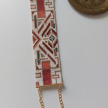 Mon projet du cours : Bijoux tissés en perles : créez des motifs élégants. Projekt z dziedziny Projektowanie dodatków, Craft, Projektowanie biżuterii i  Tkactwo użytkownika carineggauthier - 01.03.2023