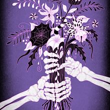 Day of the Dead flower bouquet Ein Projekt aus dem Bereich Traditionelle Illustration und Digitale Malerei von Dustin Johnson - 01.03.2023