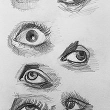 D.A: Práctica facciones de la cara. Een project van Tekening met potlood van Carla Villamana - 02.03.2023