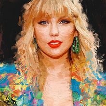 She is Taylor Swift - Digital Portrait Painting 101: The Ultimate Beginner's Guide on Domestika - Project by Rod Lovell. Design, Traditional illustration, Advertising, Pencil Drawing, Drawing, Realistic Drawing, Artistic Drawing, Portrait Drawing, Digital Drawing, Figure Drawing, Colored Pencil Drawing, Arts, Crafts, Fine Arts, Portrait Photograph, Music, Music Production, Portfolio Development, Self-Portrait Photograph, Painting, Watercolor Painting, Acr, lic Painting, Oil Painting, Digital Painting, Gouache Painting, Matte Painting, Decorative Painting, Digital Illustration, Vector Illustration, Character Design, and Botanical Illustration project by Rod Lovell - 03.02.2023