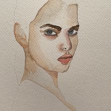 Mi proyecto del curso: Retrato en acuarela a partir de una fotografía. Traditional illustration, Watercolor Painting, and Portrait Drawing project by Milagros - 03.02.2023