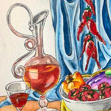 Mein Portfolio. Traditional illustration project by Antje Schulz - 03.02.2023