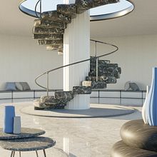 Mi proyecto del curso: ArchViz de interiores: crea diseños 3D surrealistas con Blender. Un proyecto de Arquitectura, Arquitectura interior, Arquitectura digital y Visualización arquitectónica de alejandro arruti - 02.03.2023