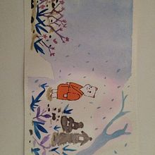 Mi proyecto del curso: Mundos imaginarios ilustrados con tinta y acuarela. Traditional illustration, Character Design, Drawing, Watercolor Painting, Ink Illustration, and Manga project by Lando Zamora - 02.28.2023