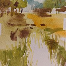 My project for course: Natural Landscapes in Watercolor. Fine Arts, Painting, and Watercolor Painting project by Luk Henkens - 03.02.2023