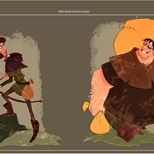 Robin Hood 2.0. Un proyecto de Diseño de personajes e Ilustración tradicional de Barbara Negrete González - 03.03.2023