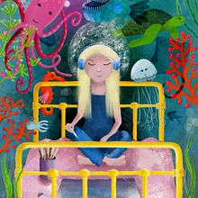 Mein Abschlussprojekt für den Kurs: Kinderbuchillustrationen in Procreate: Male magische Szenerien. Un proyecto de Ilustración tradicional, Ilustración digital, Ilustración infantil, Pintura digital y Álbum ilustrado						 de illucie - 02.02.2023