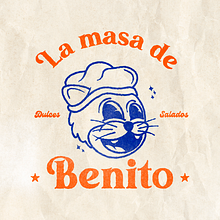 Mi proyecto del curso: Branding: diseña logos originales a mano - La masa de Benito. Design, Br, ing, Identit, Graphic Design, Packaging, Lettering, Logo Design, H, and Lettering project by Jair Gabriel Del Mazo - 08.27.2022