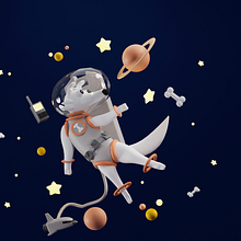 Mi proyecto del curso: Creación de personajes en 3D con Blender. Un proyecto de 3D, Diseño de personajes, Modelado 3D, Diseño de personajes 3D y Diseño 3D de Gino Fabrizio Sandrin - 01.03.2023