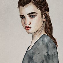 My project for course: Watercolor Portrait from a Photo. Traditional illustration, Watercolor Painting, and Portrait Drawing project by magpiepaints - 03.03.2023