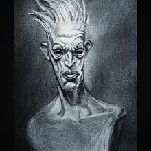 62/100 Heads Challenge. Un progetto di Illustrazione tradizionale, Bozzetti e Disegno di ritratti di Heather - 04.03.2023